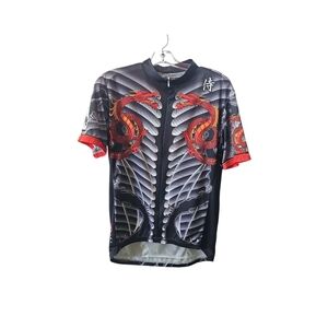 Samurai Dragon Graphic Men's Cycling Jersey